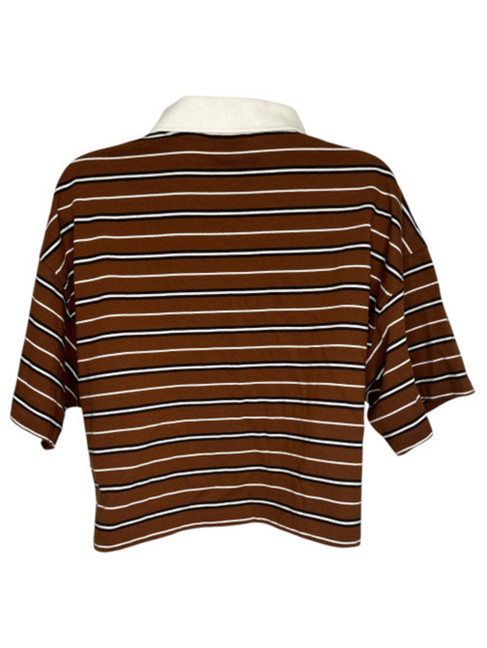 Sandro Striped Embellished Polo Shirt - Picture 2 of 2